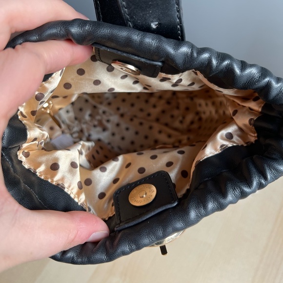 New Vegan Leather Black Small Purse Hand Shoulder Crossbody - Picture 5 of 8